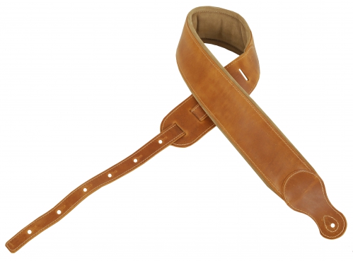 Filippe leather guitar strap natural