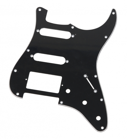 Wolfparts 683101 pickguard for Stratocaster, black