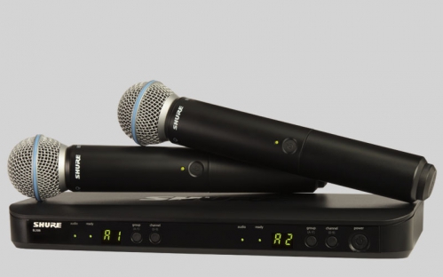 Shure Beta Wireless Dual Vocal System with 2 x Beta 58A