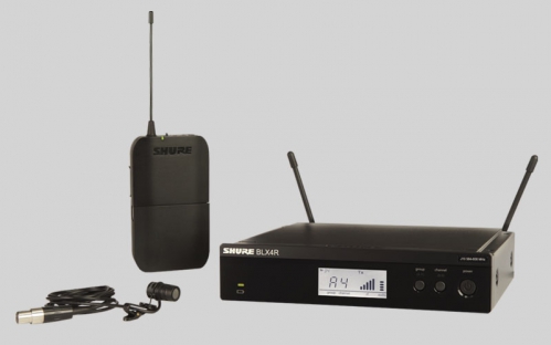 Shure SM Wireless Rack-mount Presenter System with WL185 Lavalier Microphone