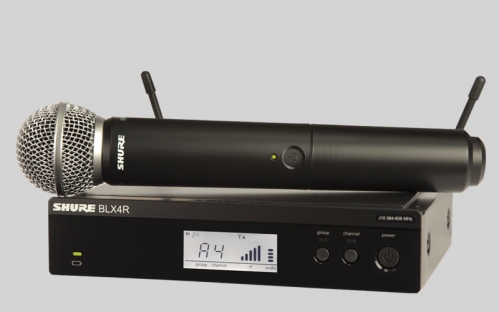 Shure SM Wireless Rack-mount Vocal System with SM58