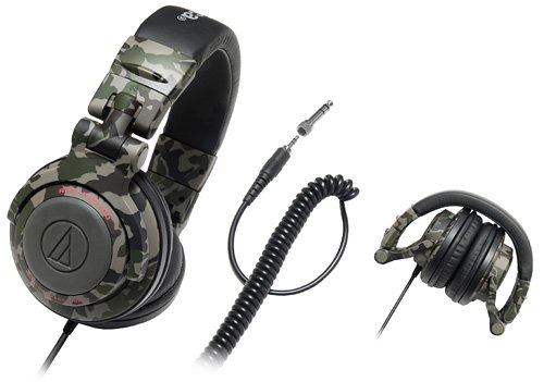 Audio Technica ATH-PRO700 MS headphones (military coloured)