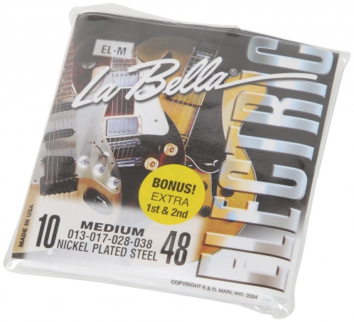 LaBella EL-M electric guitar strings 10-48