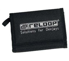 Reloop wallet with logo black
