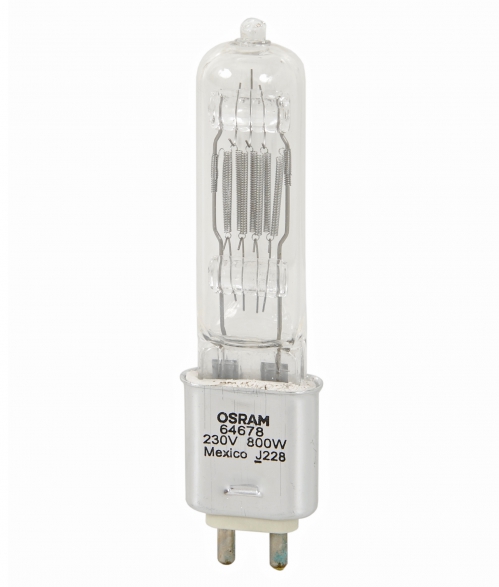 Osram 64678 230V/800W HX800 GKV – Single-Ended Halogen Studio Lamp