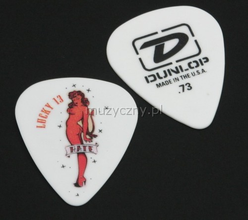 Dunlop Lucky 13  0.73 Guitar Pick (Hate Girl)