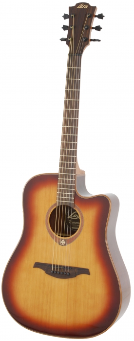 Lag GLA-T100-DCE-BRS electric/acoustic guitar