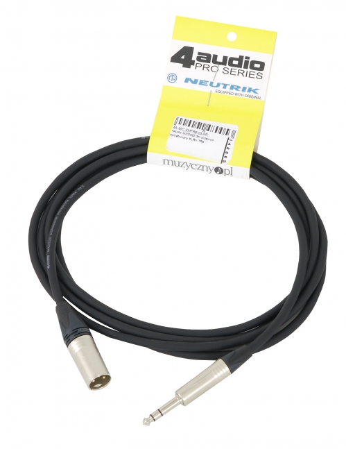 4Audio MIC2022 cable 3m TRS