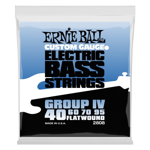 Ernie Ball 2808 Flat Wound Electric Bass Strings (40-95)