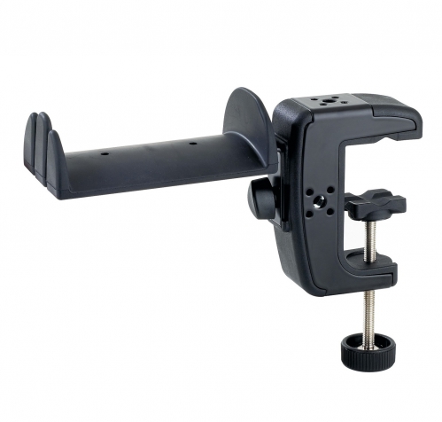 K&M 16085-000-55 headphone holder with table clamp