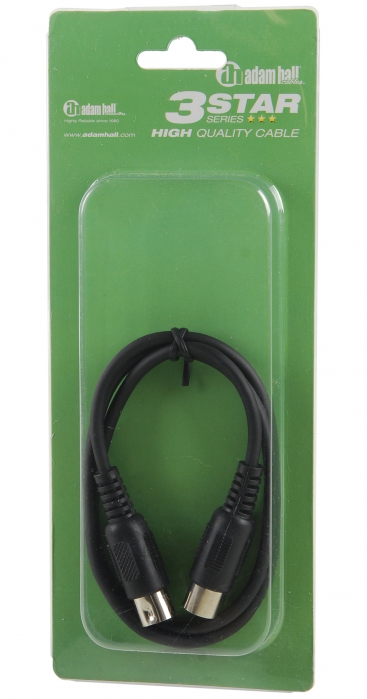 Adam Hall 3 Star Series - MIDI Cable 1.5 m (black)
