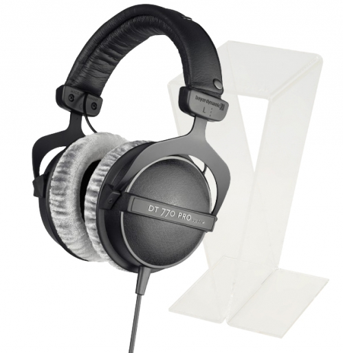 Beyerdynamic DT770 PRO (250 Ohm) headphones with stand