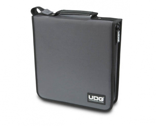 UDG CD Wallet 128 Steel Grey Orange Inside 128 CD
