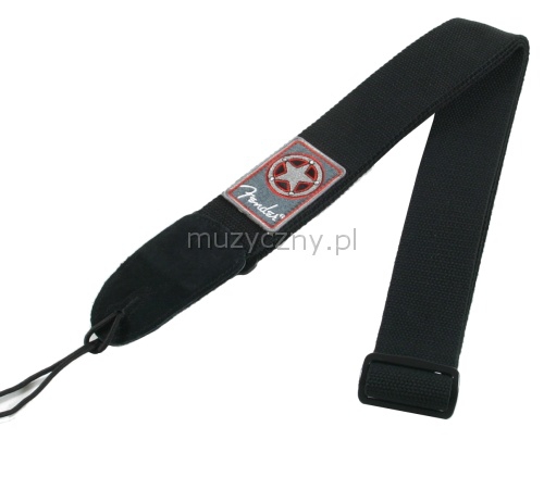 Fender Badge Black guitar strap