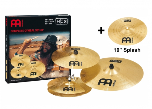 Meinl HCS141620 New Player Set 14HH,16CR,20R,10S drum cymbals set