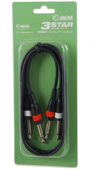 Adam Hall K3 TPP 0100 cable 2xTS / 2xTS