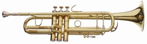 Stagg 77T Bb trumpet with case, lacquered body