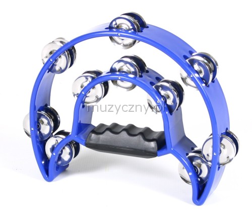 Stagg TAB-2BL Cutaway tambourine (blue)