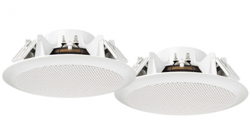 Monacor SPE-264/WS Weatherproof pair of PA ceiling speakers Monacor SPE-264/WS Weatherproof pair of PA ceiling speakers