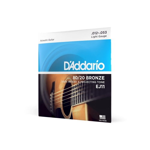 D′Addario EJ-11 acoustic guitar strings 12-53