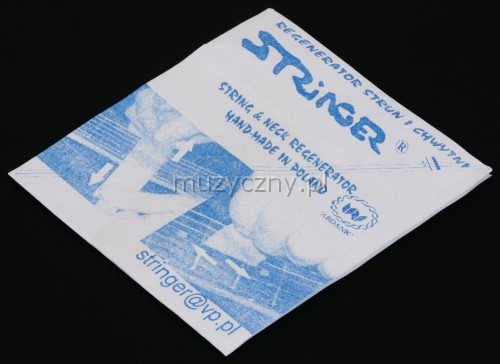 Stringer (blue) strings cleaning strap