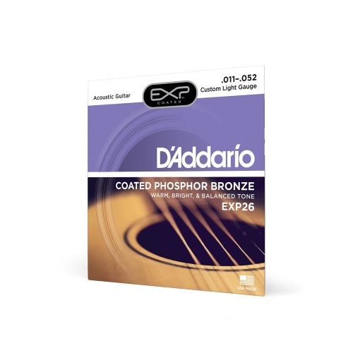 D′Addario EXP-26 acoustic guitar strings 11-52