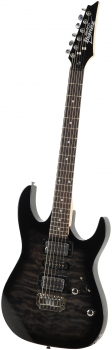Ibanez GRX70QA TKS Transparent Black Sunburst electric guitar