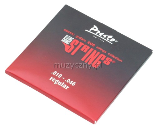 Presto EGS-1046 electric guitar strings 10-46