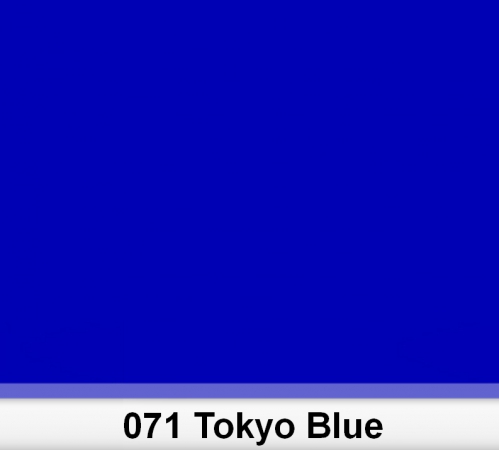 Lee 071 Tokyo Blue colour filter, 50x60cm