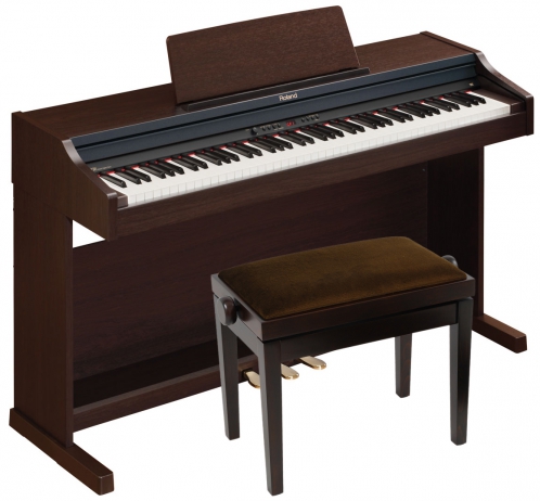 Roland RP 301R RW digital piano with seat for pianist Grenada BG27 Roland RP 301R RW digital piano with seat for pianist Grenada BG27