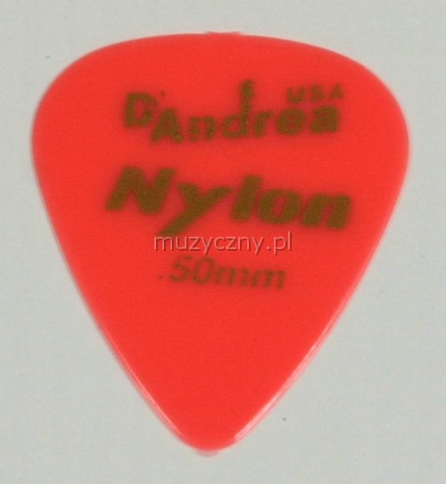 D′Andrea Nylon Fluo guitar pick 0.5 mm
