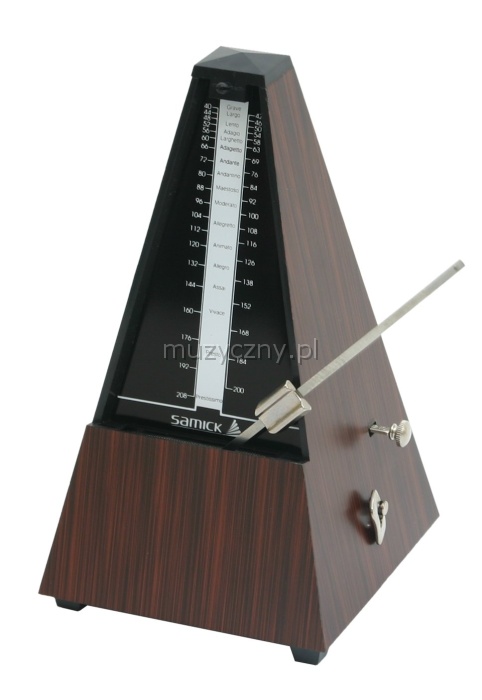 Samick SMM98 metronome with bell (mahogany)