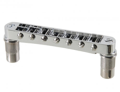 AN WSC LP77 CR 7-string guitar tune-o-matic bridge, chrome