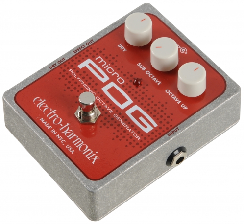 Electro Harmonix Micro POG Polyphonic Octave Generator guitar effect pedal