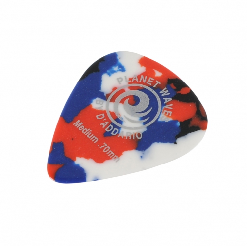 Planet Waves Multi-Color Cellluloid Medium 0.70 mm guitar pick