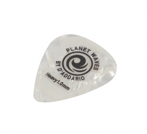 Planet Waves White Pearl Celluloid Heavy guitar pick