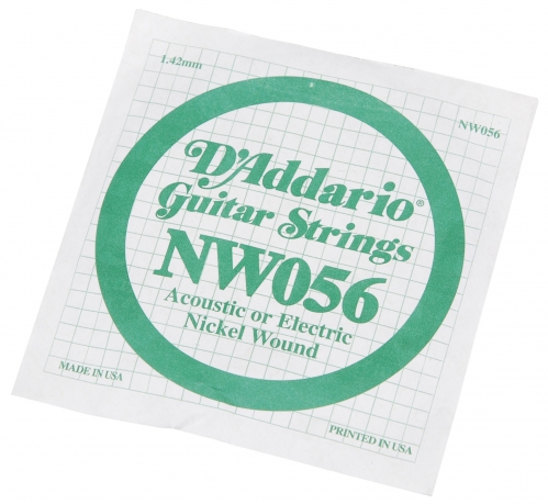 D′Addario NW056 Nickel Wound Electric Guitar String