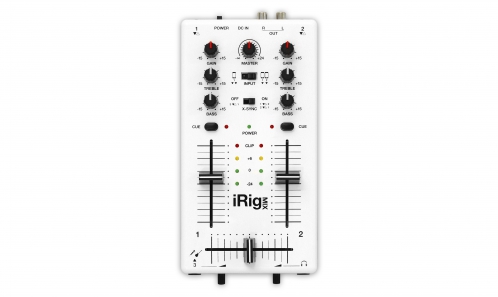 IK Multimedia iRig Mix compact DJ mixer for iPhone, iPod touch, iPad