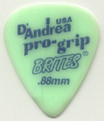 D′Andrea Pro Grip Brites 0.88 mm pick