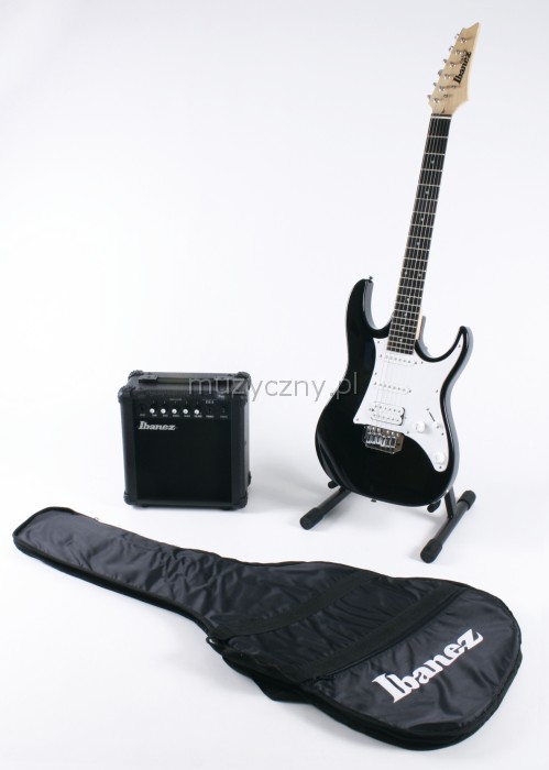 Ibanez GRX-40JU BKN electric guitar +amplifier