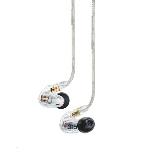 Shure SE315 CL earphones (transparent)