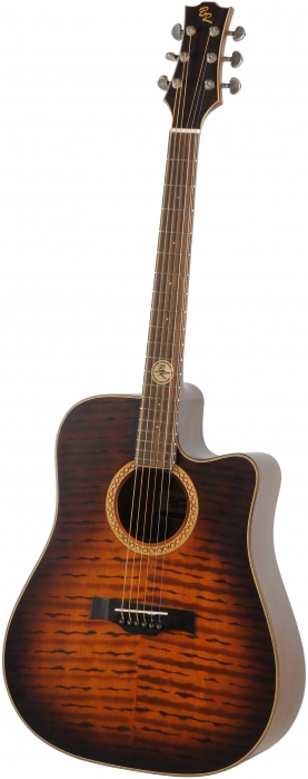 Baton Rouge Burnt Cut EQ electro acoustic guitar