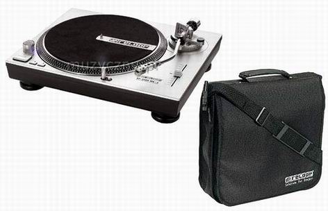 Reloop RP-2000 MK3s turntable with bag for 20 LP records