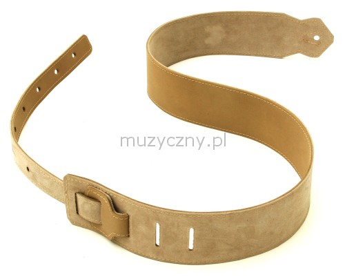 Akmuz PES-13 leather guitar strap, brown