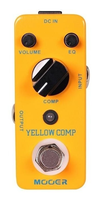 Mooer MCS2 Yellow Comp Guitar Compressor Pedal