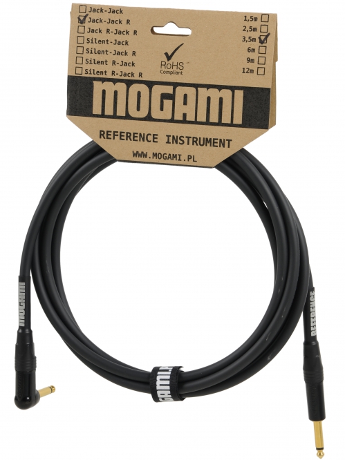Mogami Reference RISR35 3,5m instrumental cable jack/angled jack