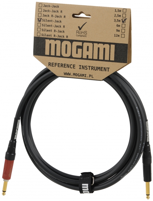 Mogami Reference RISTSS35 3,5m instrumental cable jack silent/angled jack