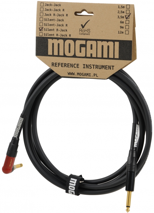 Mogami Reference RISTRS35 3,5m instrumental cable silent jack/angled jack