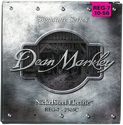 DeanMarkley NickelSteel electric guitar 7 strings 10-56