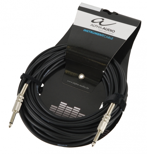 Alpha Audio 190005 instrumental cable, 3m, 2x jack, Neutrik